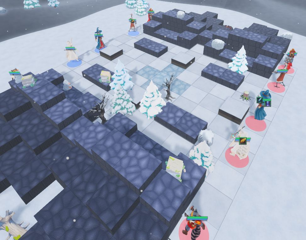 Frostfair Ring, dressed and deployed in the client