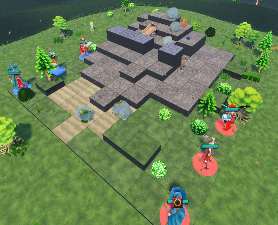 Gatestone Ward, dressed and deployed in the client