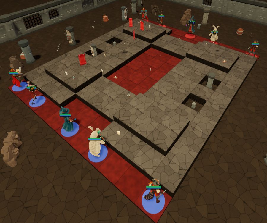 Hallowmere Hall, dressed and deployed in the client