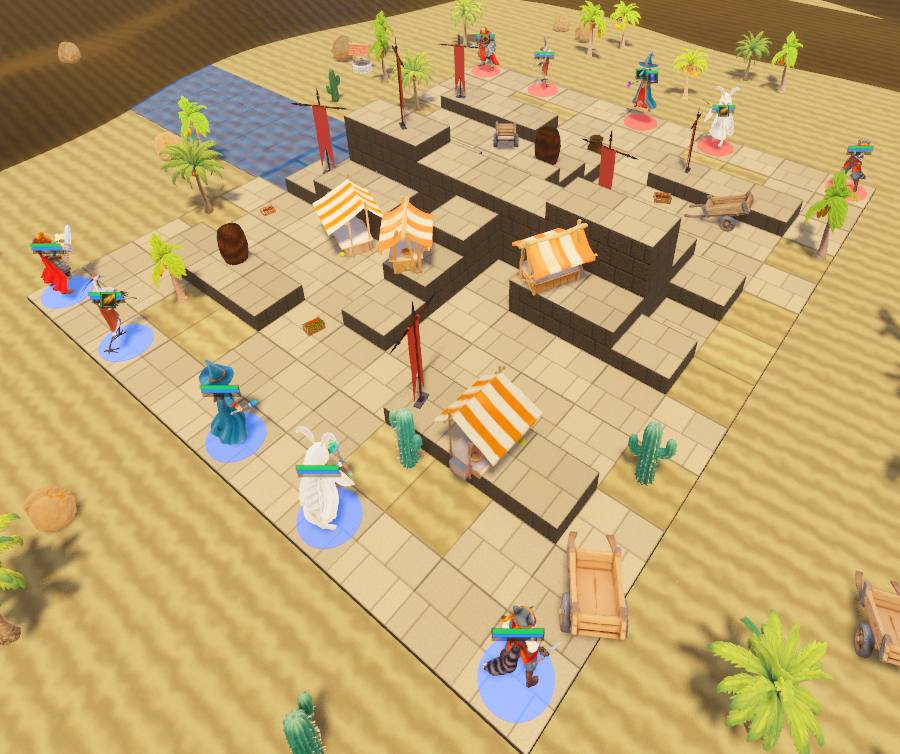 Spicegate Bazaar, dressed and deployed in the client