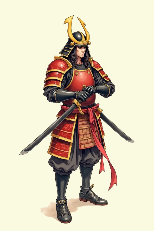 Samurai portrait